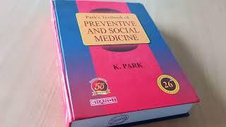 PSM Park Textbook Community Preventive and social Medicine Book MBBS review