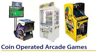 Coin Operated Arcade Games - Classic Upright Coin Operated Arcade Games