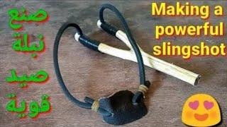 how to make slingshot at home easy with simple things DIY