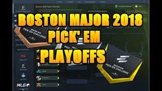 CSGO PickEm Challenge Major Boston 2018 - Playoffs