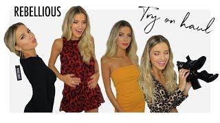 REBELLIOUS FASHION TRY ON HAUL IM SHOOK  anniemadgett