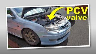 Saab B207 PCV valve replacement  Your Saab 9-3 Tutorial of the Day