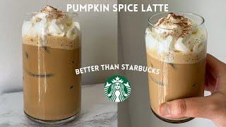 THE BEST Pumpkin Spice Latte Recipe  Better & Cheaper than Starbucks