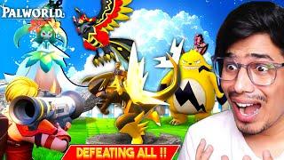 DEFEATING ALL 4 TOWER BOSS IN POKEMON WORLD