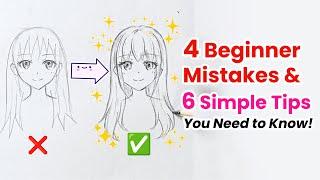 How to Draw Anime Hair Tutorial  4 Beginner Mistakes and 6 Simple Tips you need to know