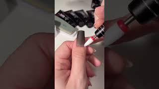 15 min DARK nails • DIY tips