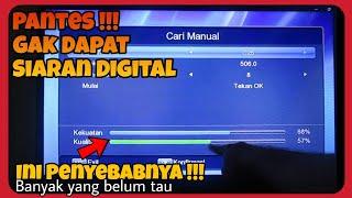 Penyebab Saluran TV Digital Tidak ditemukan Saat discan Otomatis Begini Solusinya 100% Sukses 