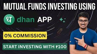 How to Invest in Mutual Fund using Dhan App  Dhan App review