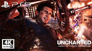 UNCHARTED 4 PS5 All Cutscenes Legacy of Thieves Collection Game Movie 4K 60FPS Ultra HD