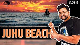 JUHU BEACH -Mumbais Famous Beach 2023  Juhu Chowpatty  How to reach Juhu beach  TheWittyWanderer