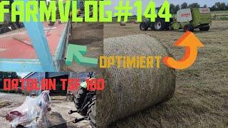 Farmvlog#144 Ortolan Andrea TSF 160 Optimierung an der Claas Rollant 46RC und Ballenwagen