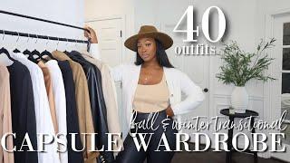 FallWinter CAPSULE WARDROBE  40 Outfits