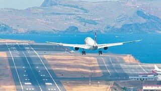 AIRBUS A330-900 STUNNING VIEW at Madeira Airport