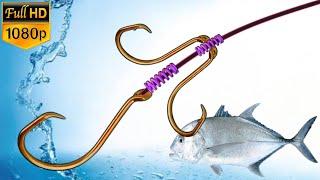 How to tie a fishing hooks for big fish - River and Sea Fishing