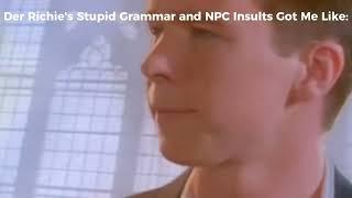 @DR-BALL501 Needs a Grammar Book & Better Insults