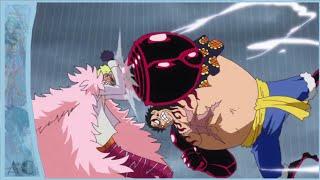 Gear4 Luffy punched Doflamingo using kong gun scene  Luffy Vs Doflamingo  One Piece