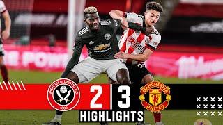 Sheffield United 2-3 Manchester United  Premier League Highlights  Rashford Martial McGoldrick