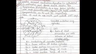 HT Lecture 18   Heat Generation in Plane wall with Different Fluid  Temperatures & Hollow Cylinder