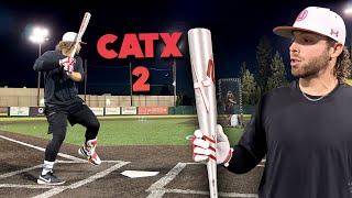 Hitting with the 2025 MARUCCI CATX2 1-piece  BBCOR Baseball Bat Review