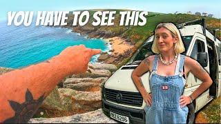 We SHOULDN’T be showing you this… Vanlife in CORNWALL UK