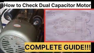 How To Check Single Phase Dual Capacitor Motor. COMPLETE GUIDE