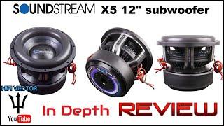 Soundstream X5 12 subwoofer in depth review on taramps smart 3