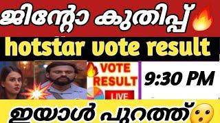 LIVE Voting Result Today 915 AM Asianet Hotstar BiggBoss Malayalam Season 6 Latest Vote Result