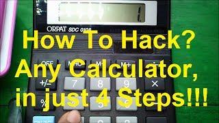 How To Hack Any Calculator in 4 Steps - Just For Fun