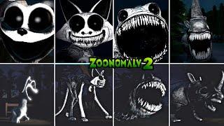 Zoonomaly 2 - ALL NEW JUMPSCARES 1ST vs 3RD person