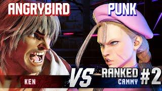 SF6 ▰ ANGRYBIRD Ken vs PUNK #2 Ranked Cammy ▰ High Level Gameplay