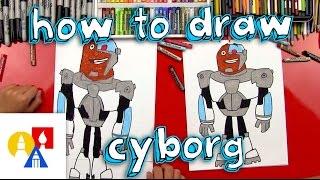 How To Draw Cyborg From Teen Titans Go