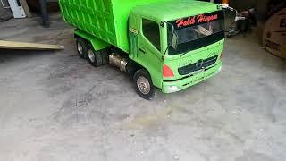 miniature rc dump truck hino 500