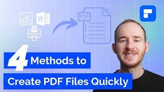 How to Create PDF Files?  The easiest way to create PDF Quickly