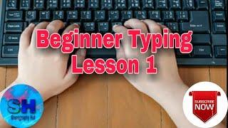 Beginner Typing Lesson 1  Learn Typing Fast  Learn Typing  Typing Practice  English typing