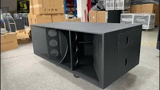 how we produce the dual 21 inch subwoofer F221