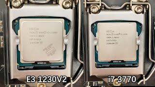Xeon E3 1230V2 vs Core i7 3770+GTX1070 test