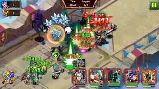 Magic Rush Heroes - Crystal Spire Level 30 F*CKIN LUCK 0 sec left against Noel & Snow