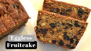 Eggless Fruit Cake with Buttermilk  Simple and Easy Recipe.