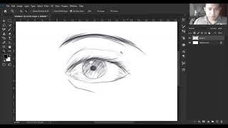 Sketching an eye