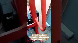 setelah sekian purnama mesin stacker manual sembuh dari penyakitnya