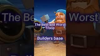 Clash of clansThe best and Worst Builder base troop