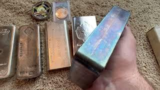 My entire 100oz silver bar collection. Why do I buy these?