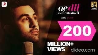 Ae Dil Hai Mushkil Title Track Full Video - Ranbir Anushka AishwaryaArijitPritam