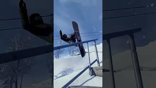 There’s still snow in Petrov #shreddersgame #snowboarding #gaming #shorts