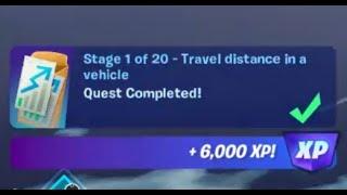 Fortnite - Travel Distance in a vehicle - Chapter 4 Season 2