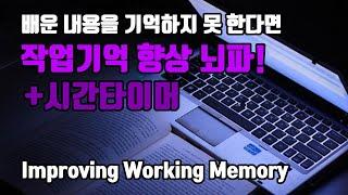 개념정리문제풀이학습에 필수 작업기억을 높인다 15 Hz SMR파 with 시간타이머  15 Hz SMR EEG - Increase Working Memory