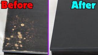 How to Fix Damaged Furniture  Fix Rings on Wood Furniture