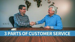 THE DEFINITION OF CUSTOMER SERVICE  The 3 Parts of Customer Service