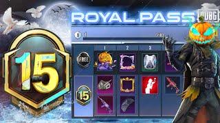 MONTH 15 Royal PASS  1 TO 50 RP  M15 ROYAL PASS PUBG MOBILE  UPDATE 2.2 AND M15 ROYAL PASS PUBGM