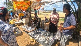 Hard Day For Women A Day in the Life of Negombos Fearless Fisherwomen In Beach Fish Market